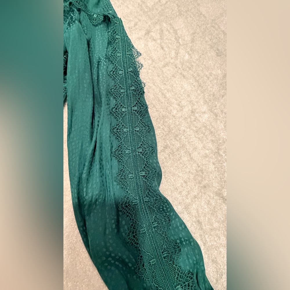 NEW Self portrait green lace dress size US4/S - Picture 7 of 11